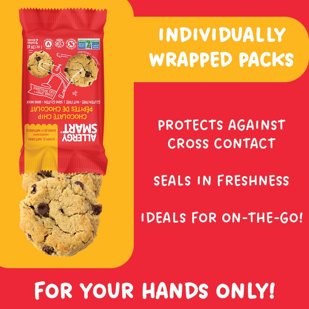 Allergy Smart kosher and non-GMO seal, trusted snack option.