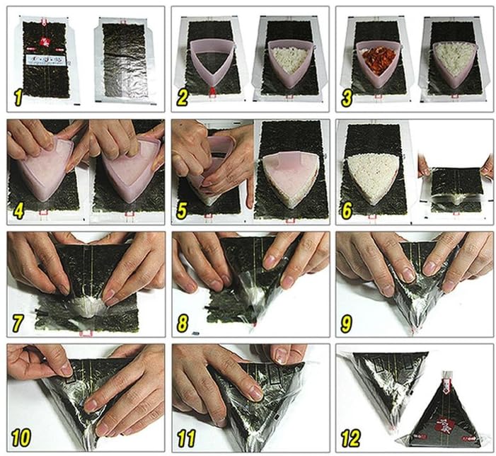 Alliving Myungga onigiri nori wrappers ready for lunches and picnics.