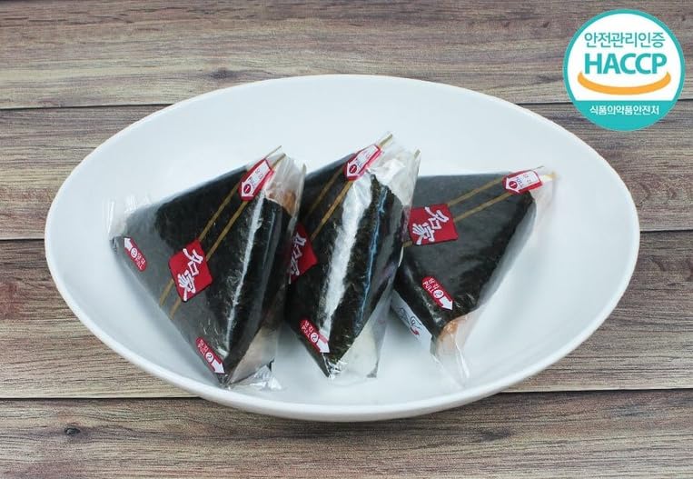 Alliving Myungga onigiri nori wrappers, resealable aluminum pouch preserves dryness between uses.