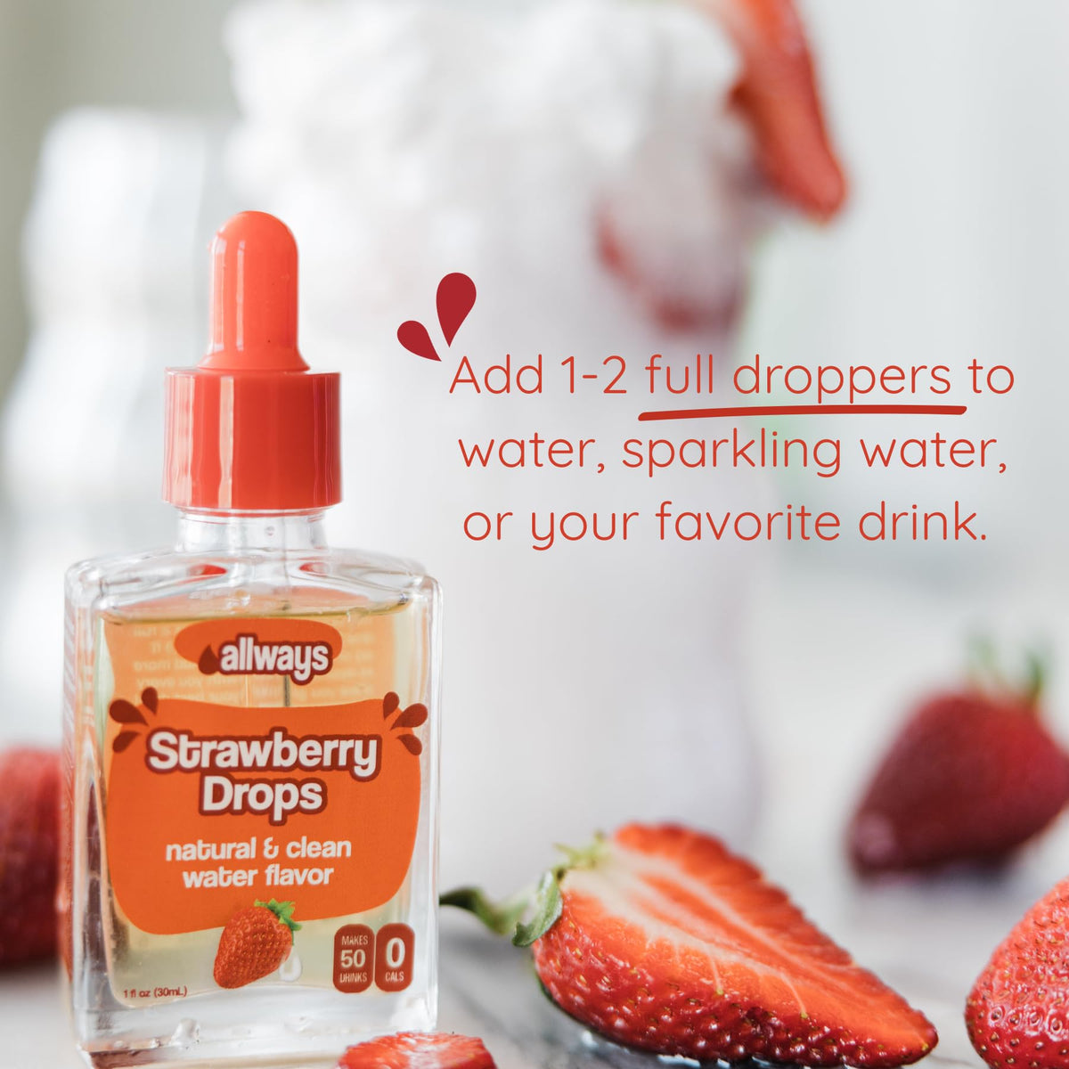 Allways Drops on-the-go bottle fits gym bags for quick hydration.