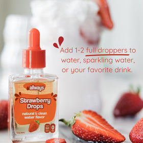 Allways Drops on-the-go bottle fits gym bags for quick hydration.