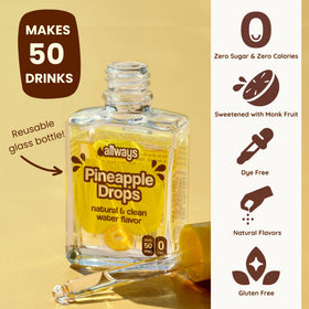 Allways Drops bottle in pocket for hydration anywhere.