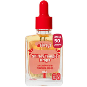 Allways Drops Shirley Temple Drops bottle showing sugar-free flavor for hydration