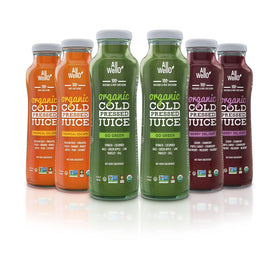 ALLWELLO Berry Delight bottle with real fruit, no added sugar.