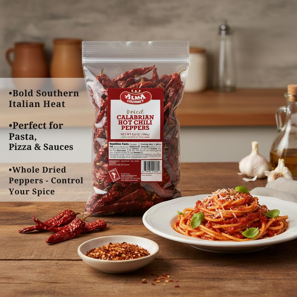 Alma Gourmet Italian peppers enhance pizzas, pastas, and seafood.