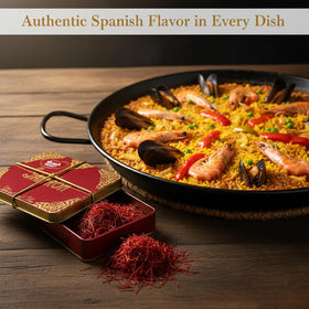 Alma Gourmet hand-harvested saffron threads with careful selection for consistency.