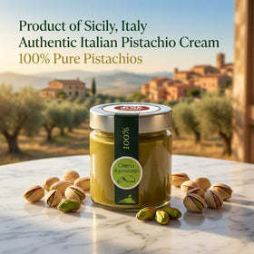 Alma Gourmet Pistachio Butter spread adds creaminess to desserts and pastries.