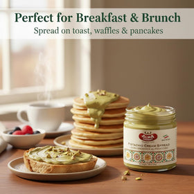Alma Gourmet Sicilian pistachio cream as croissant filling for pastries