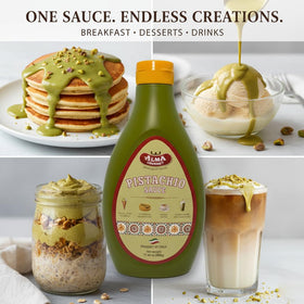 Alma Gourmet Pistachio Sauce dessert decoration for cakes and pastries