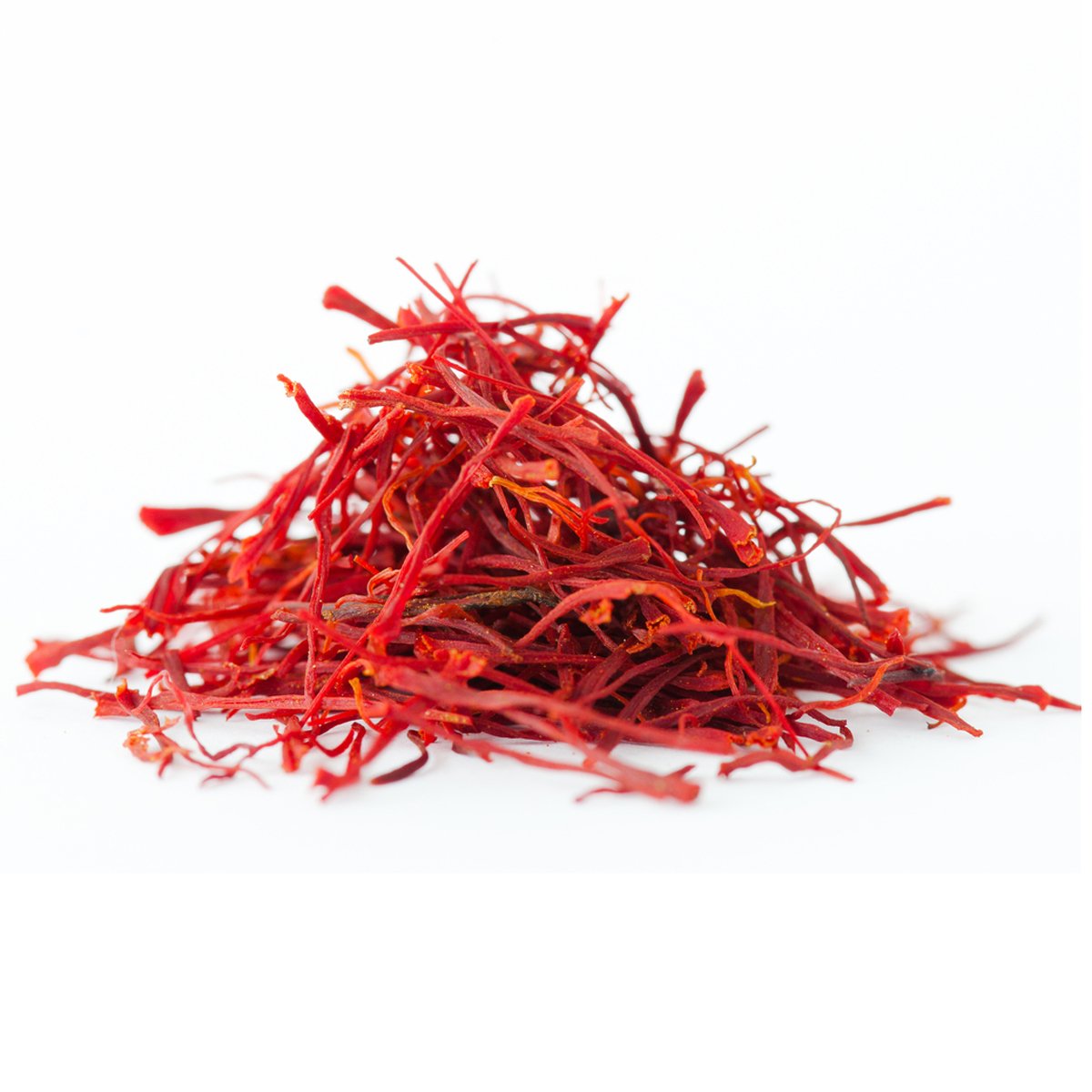 Alma Gourmet 1 oz saffron jar displayed as convenient premium spice for cooking.