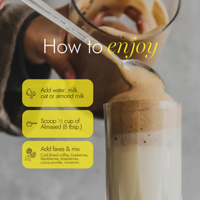 Almased original shake 4-pack packaging for convenient use.