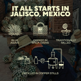 ALMAVE Blanco distillation setup, highlighting traditional craftsmanship.