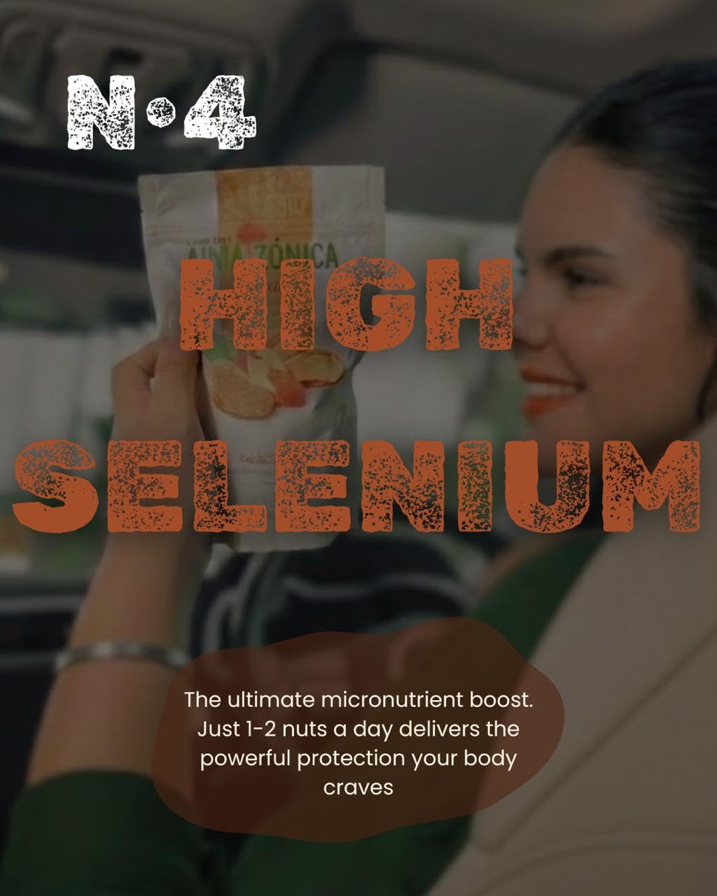ALMA ZÓNICA product highlighting non-GMO gluten-free and kosher attributes