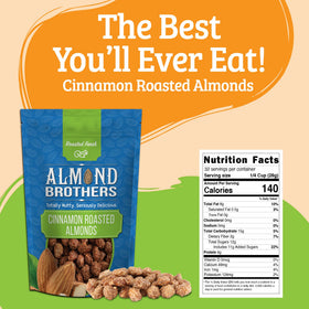USA-made roasted nuts by Almond Brothers, crafted with care