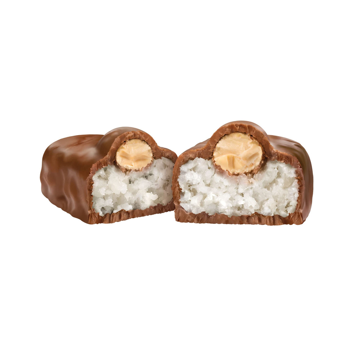 Almond Joy bars are individually wrapped for easy gifting and sharing.