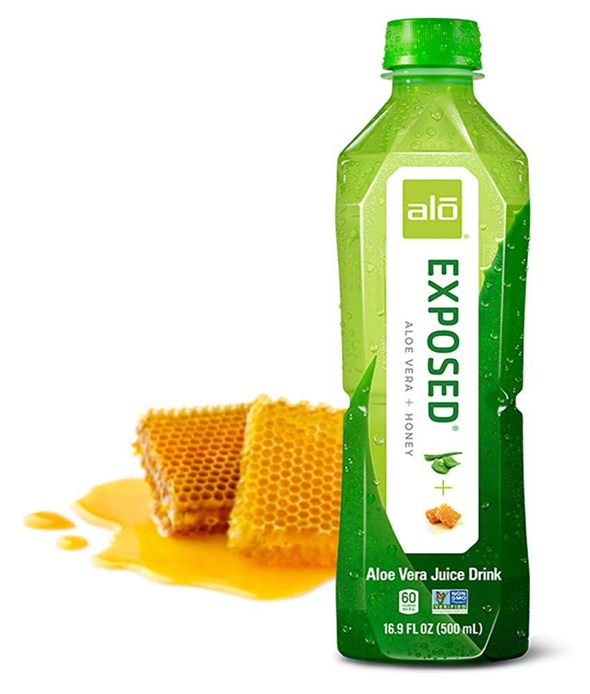 ALO Aloe Vera Juice Drink pack illustrating convenient 12-pack for on-the-go hydration