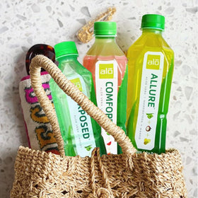 ALO Aloe variety pack on display, convenient 12-pack for flavor exploration