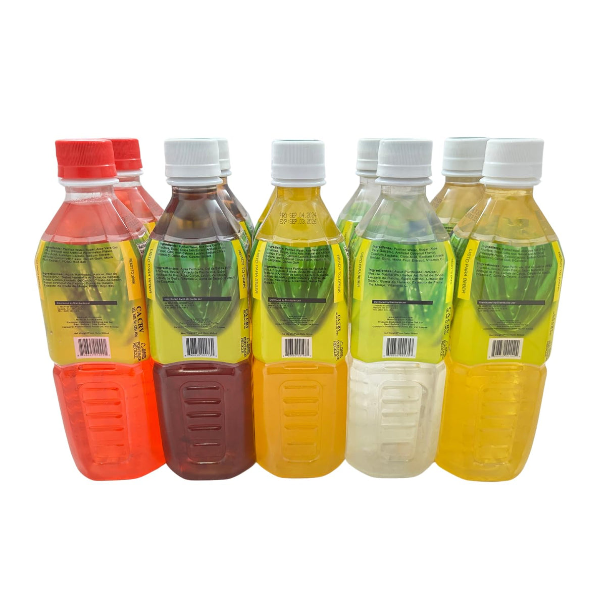 Aloevine Fruity Fun mango bottle showcasing tropical flavor variety for everyday refreshment