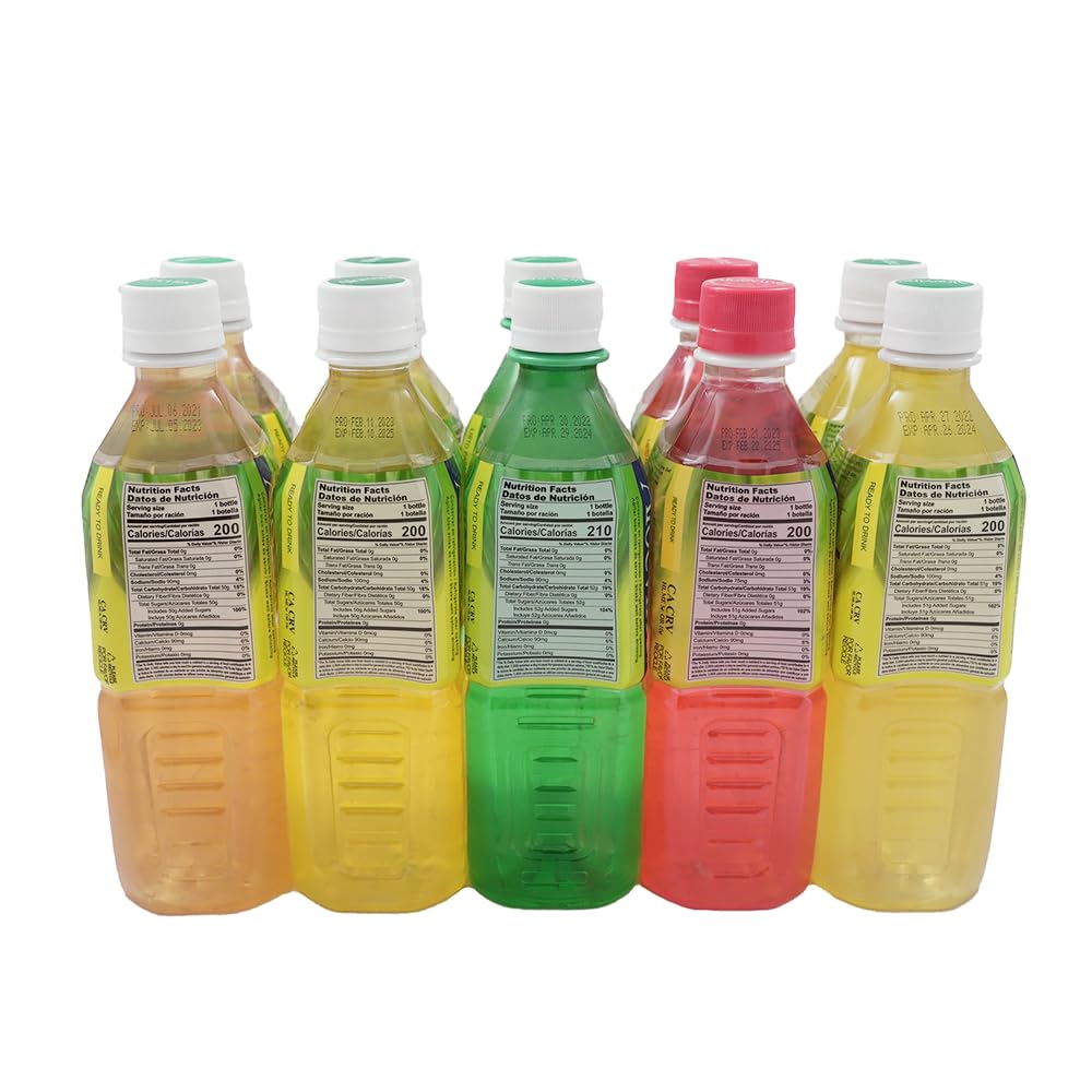 Aloevine Mango bottle angled to highlight tropical blend for summertime thirst.