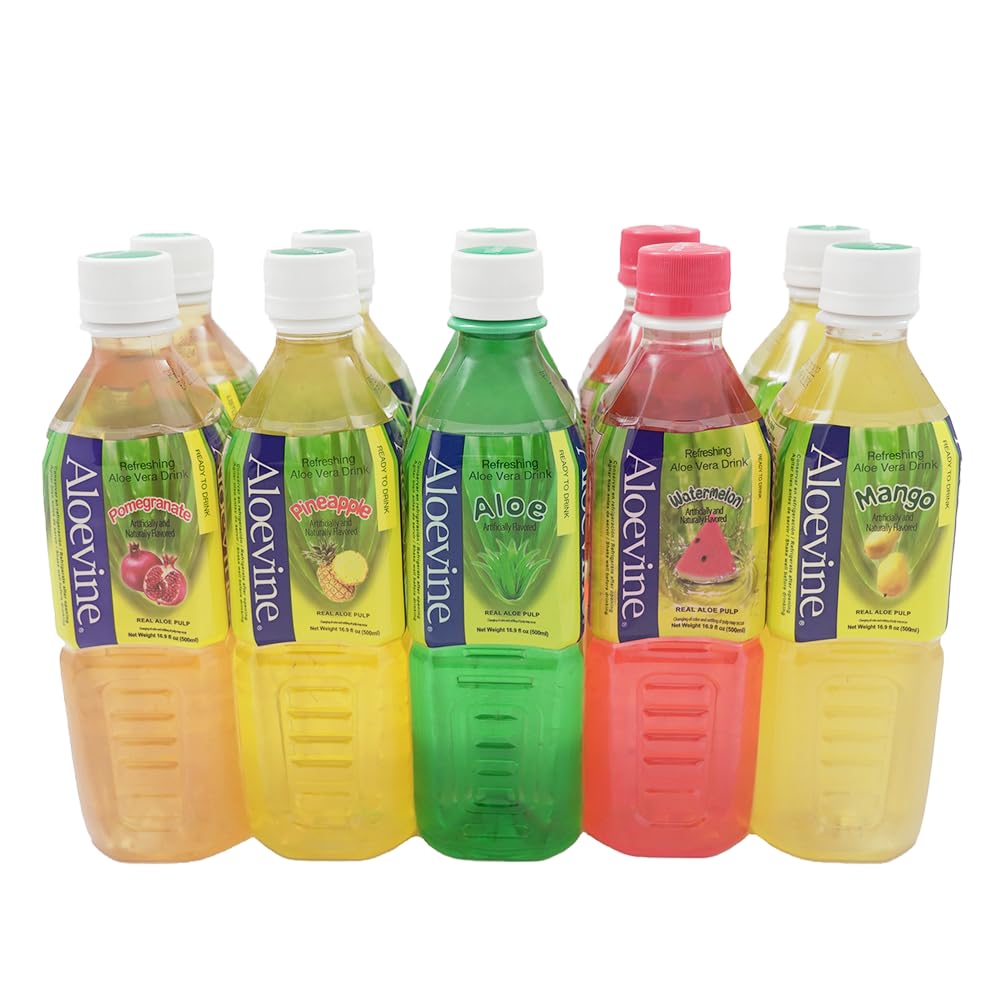Aloevine Original bottle front, a ready-to-drink hydration option for daily refreshment.