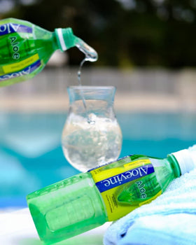 Aloevine pack-of-10 bottles ready for on-the-go hydration anywhere today.