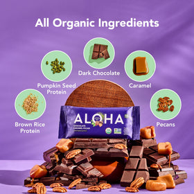 Boxed packaging shows USDA Organic and B-Corp values