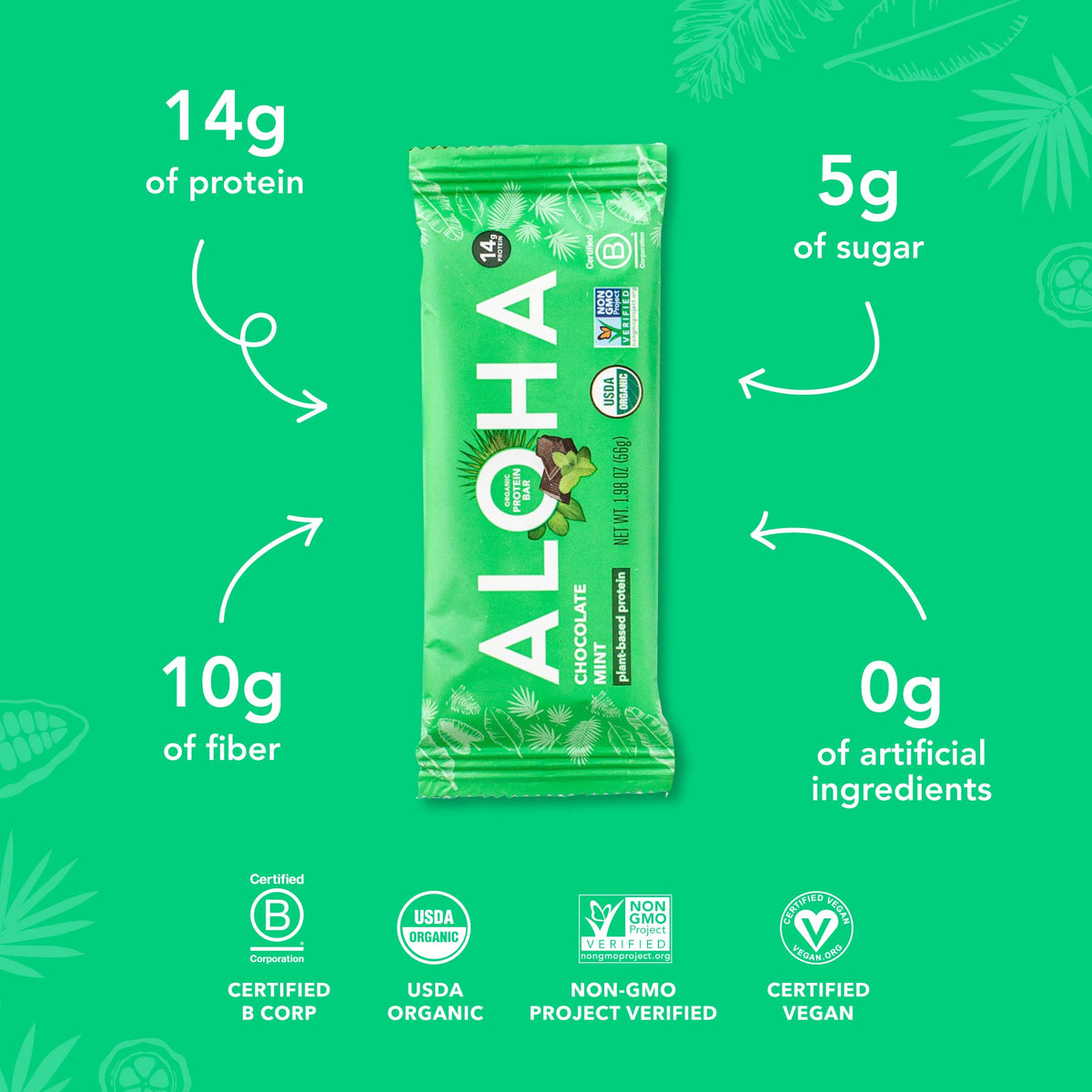 ALOHA bars cross-section view reveals creamy cashew butter and dark chocolate.
