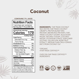 MCT oil from coconut powering natural energy in ALOHA plant-based drink