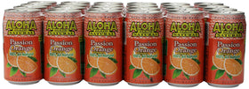 Aloha Maid Passion Orange juice bottle front view for quick, on-the-go hydration.