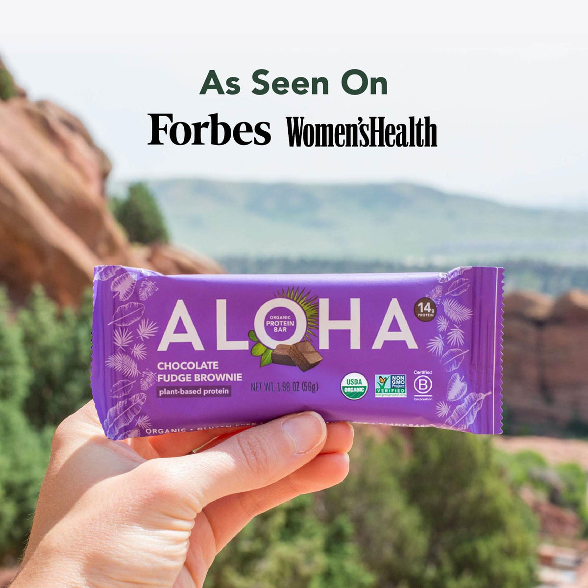 ALOHA on-the-go protein bar in a bag for quick energy