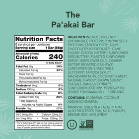 ALOHA Pa'akai Bar Special Edition dusted with Hawaiian sea salt on chocolate.