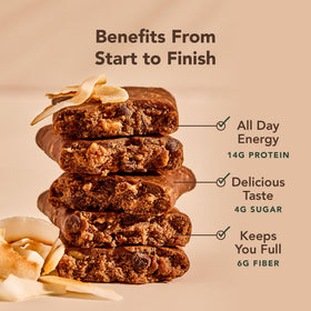 ALOHA protein bar serving idea for between-meeting or gym moments