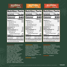 ALOHA peanut butter cup protein bar ready for pre-workout fuel and sustained energy