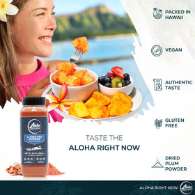Bulk packaging of Li Hing Mui powder from Aloha Right Now