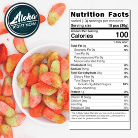 Aloha Right Now Resealable bag preserves freshness between bites