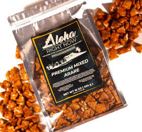 Great for gatherings and sharing, Aloha Right Now arare mix.