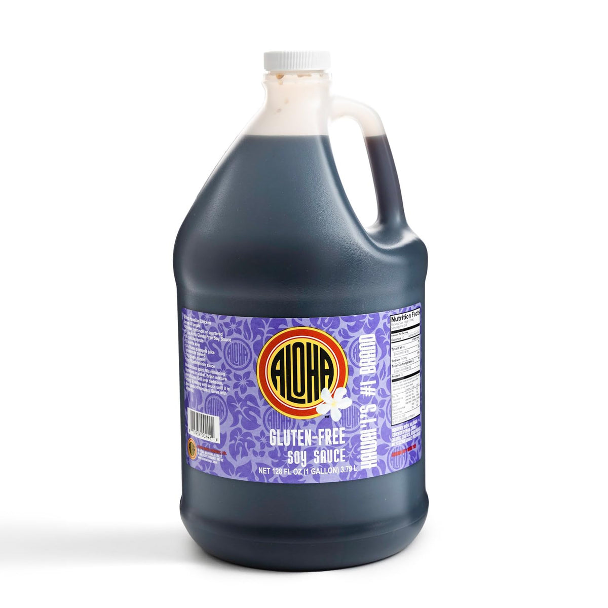 ALOHA Shoyu gluten free bottle pour highlights balanced flavor for meals