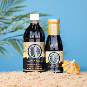 ALOHA Shoyu Gold glaze adds depth to dishes.
