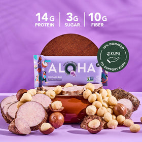 Taro Special Edition bar unwrapped for quick on-the-go bite