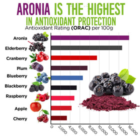 Alovitox Aronia Berry Powder packaging on display for easy storage