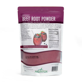 Alovitox beet root powder scoop for easy portioning in smoothies