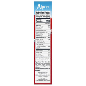 Alpen Muesli Original cereal used in no-bake bars for quick breakfast