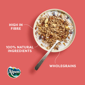 Alpen Original Muesli 950g in a serving bowl for a quick, satisfying morning