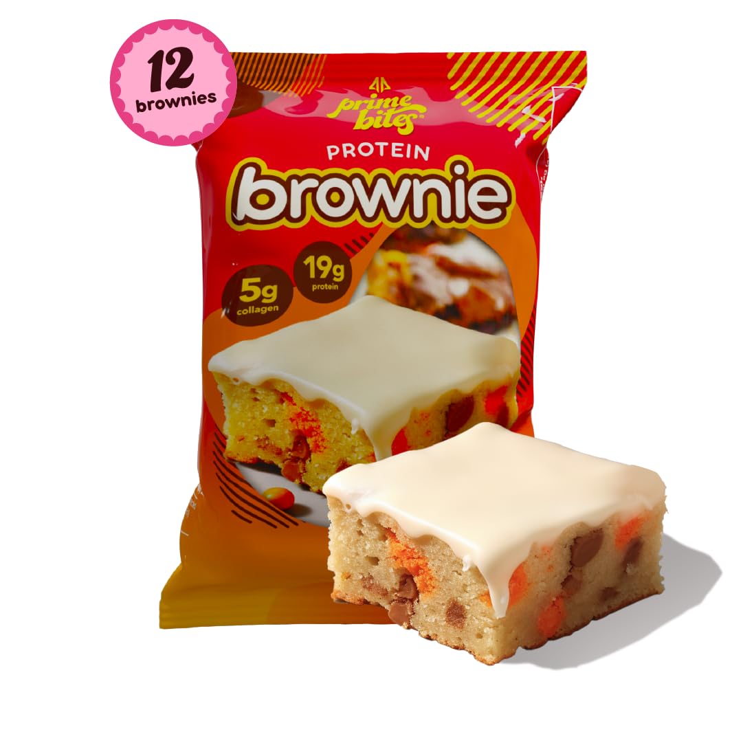 Alpha Prime Prime Bites Banana Nut brownie, convenient post-workout protein