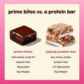 Alpha Prime Prime Bites Brownie Cookies & Cream Blondie, tasty between-meals treat