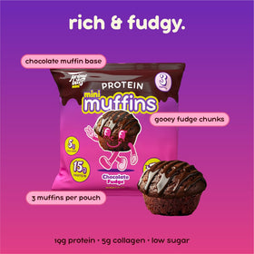 Prime Bites Minis ingredient label highlights whey protein and collagen.