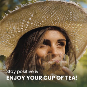 Alpi Nature Horsetail Tea brewed cup showcases a mild, earthy aroma.