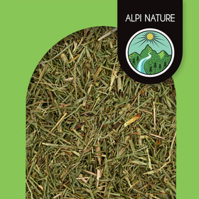 Alpi Nature Horsetail Tea dried herb close-up reveals slender stems ideal for infusion.