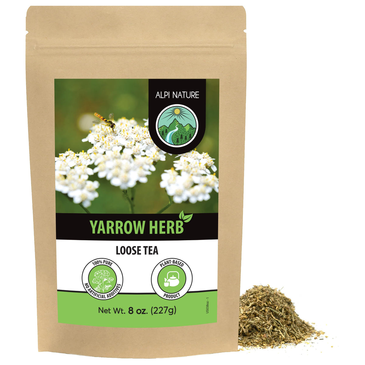 Alpi Nature Yarrow Tea front label displays authentic single-ingredient infusion