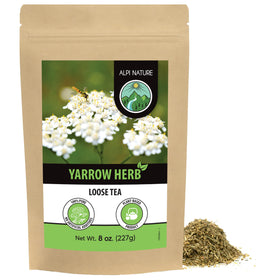 Alpi Nature Yarrow Tea front label displays authentic single-ingredient infusion